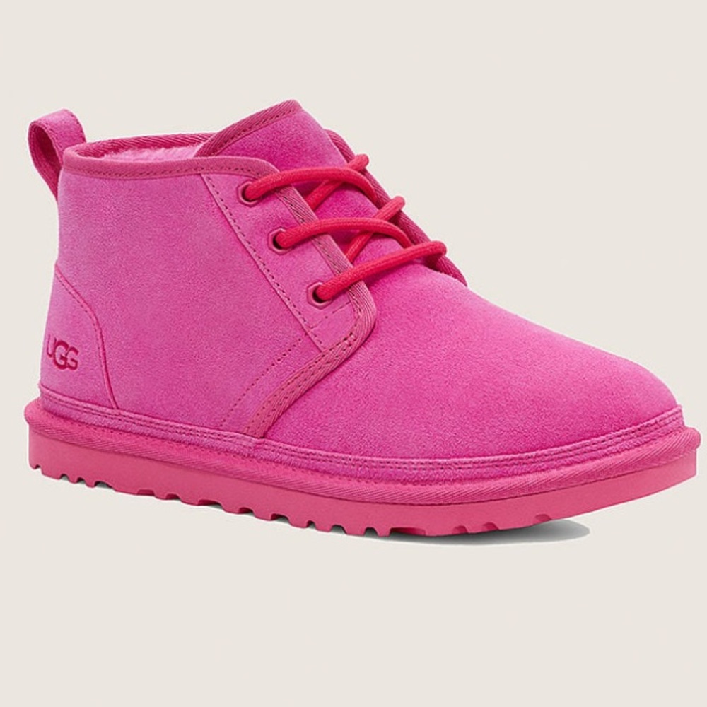 UGG® NEUMEL Barbie Pink Chukka Ankle Boot w/ ✅ FREE Protector Spray Sizes: 9, 11 - Picture 6 of 9